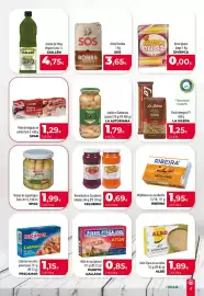Folleto Spar La Palma Página 8: La Isleña pasta integral €1,25, Celorrío remolacha o zanahoria rallada €0,69