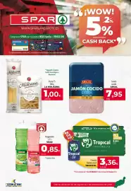 Folleto SPAR Lanzarote Página 1: Argal jamón cocido extra €7,95, Spar fregasuelos €0,85