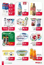 Folleto SPAR Lanzarote Página 3: Philadelphia queso de untar original o light €1,75, Kalise sabores €4,75