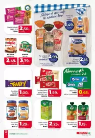 Folleto SPAR Lanzarote Página 7: Nestlé Kit Kat €1,59, Tirma chocolate variedad €2,50