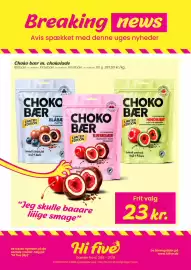 Hi five tilbudsavis uge 34 Side 1: Choko Bær €23,00