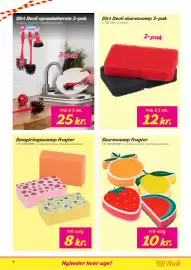 Hi five tilbudsavis uge 34 Side 6: Skuresvamp frugter €10,00, Rengøringssvamp frugter €8,00