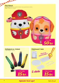 Hi five tilbudsavis uge 34 Side 8: Hobbykniv m. 6 blade €15,00, Paw Patrol €50,00