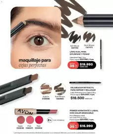 Catálogo Avon Página 49: Avon - lápiz dual para difuminar y peinar €19.990,00