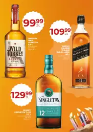 Duży Ben gazetka Strona 17: Whiskey Wild Turkey 81 €99,99, Whisky Johnnie Walker Black Label €109,99