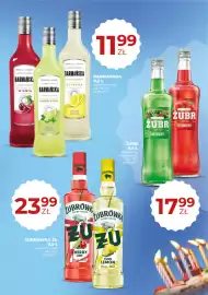 Duży Ben gazetka Strona 31: Likier Żubr Poziomkowy €17,99, Likier Żubrówka Żu Cherry Lime €23,99