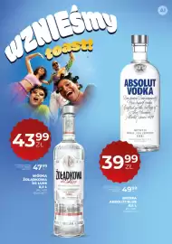 Duży Ben gazetka Strona 38: Wódka Absolut Blue €39,99, Wódka Żołądkowa de Luxe €43,99