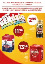 Duży Ben gazetka Strona 8: Piwo Harnaś 4-pak €11,96, Piwo Warka Classic 4-pak €13,56