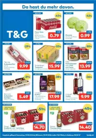 T&G Flugblatt Seite 1: Schärdinger Teebutter €15,99, T&G XL Schweinefilet €9,99