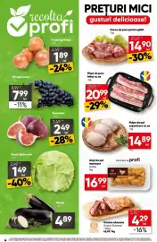 Catalog PROFI săptămâna 34 Pagină 4: Piept de porc feliat cu os €20,99, Pulpe de pui superioare cu os €14,89