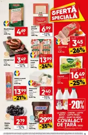 Catalog PROFI săptămâna 34 Pagină 5: Snickers €29,99, Caroli crenvurști cu pui €13,99