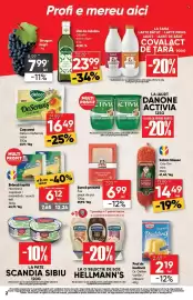 Catalog PROFI săptămâna 34 Pagină 2: Danone Activia, Fox șuncă presată piept de pui €6,99