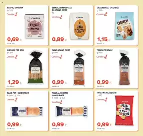 Volantino Tigre Pagina 23: Grissini tre semi Consilia €1,29, Pane integrale Consilia €0,99