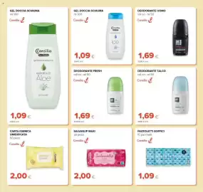 Volantino Tigre Pagina 33: Consilia gel doccia schiuma estratto di Aloe €1,09, Carta igienica umidificata Consilia €2,00