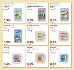 Volantino Tigre Pagina 35: Petsy paté con gamberetti Consilia €0,49, Consilia Petsy croccantini con tonno e verdure €0,99