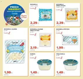 Volantino Tigre Pagina 8: Mozzarella per pizza Consilia €1,99, Mozzarella julienne Consilia €1,99