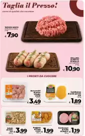 Volantino Ipercoop Radenza Pagina 26: Bocconcini di petto di pollo COOP €3,49, Sottilissime di pollo panate AIA €1,89