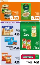 Volantino Ipercoop Radenza Pagina 35: I Paff Plasmon €1,29, Biscotto Mellin €1,99