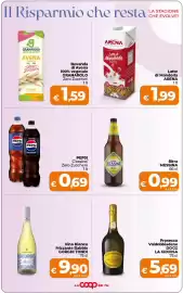 Volantino Ipercoop Radenza Pagina 5: Pepsi Classica/Zero Zucchero €0,69, Birra Messina €0,99