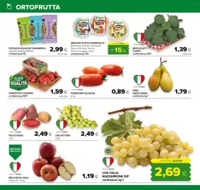 Volantino Oasi Pagina 12: Uva Italia Mazzarrone IGP €2,69, Insalate Rustica Bonduelle