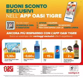 Volantino Oasi Pagina 32: Bagno Felce Azzurra €0,60, Olio Extravergine di Oliva 100% Italiano Fatti Buoni €2,00