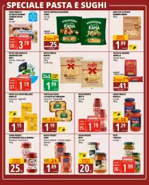 Volantino Tigros Pagina 20: Pasta al bronzo Barilla €1,50, Pasta all'uovo la pasta di Camerino €1,19