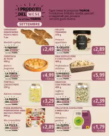 Volantino Tigros Pagina 8: Gnocchi con porcini €2,39, Pan soffice pere e cioccolato Tigros €5,99