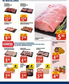 Volantino Tigros Pagina 9: Cotoletta di filetti di pollo la viennese AIA €4,29, Spiedini di pollo e tacchino €9,50