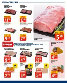 Volantino Tigros Pagina 9: Cotoletta di filetti di pollo la viennese AIA €4,29, Spiedini di pollo e tacchino €9,50