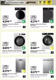 Folheto Radio Popular Página 10: Máquina lavar secar hisense €449,99, Máquina lavar roupa candy br413bl8-s €499,99