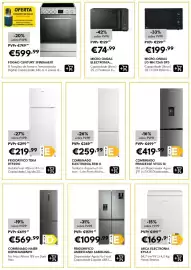 Folheto Radio Popular Página 12: Frigorífico americano samsung €1.099,99, Combinado princesse vitus iii €419,99