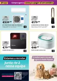 Folheto Radio Popular Página 18: Climatizador electronia 3em1 skj €179,99, Ar condicionado haier tide premium 12 €539,99