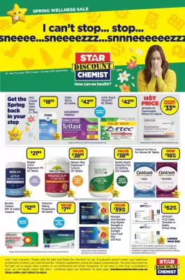 Star Discount Chemist (valid until 20-09)