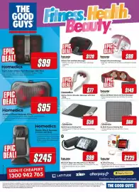 The Good Guys catalogue Page 23: Homedics Shiatsu Neck & Shoulder Massager with Heat - Grey €77,00
