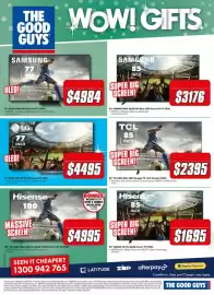 The Good Guys catalogue Page 5: LG 77" OLED EVO AI C6 4K Smart TV 2026 €4.495,00