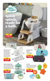 Aldi leaflet | Special Buys Page 14: Nuby bathcare kit/night light €12,99, Bath Toys €3,69