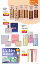 Aldi leaflet | Special Buys Page 17: Lacura lip balm €3,49, Lacura luminous filter glamour foundation €4,99