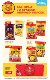Aldi leaflet | Special Buys Page 8: Taste of Spain magdalena style cakes €1,69, Estrella Damm fridge pack €9,99