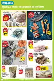 Folheto Pingo Doce semana 34 Página 4: Camarão cozido €8,99, Lula pequena limpa €7,99