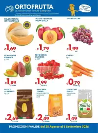 Volantino MD Discount Pagina 11: Pomodorini ciliegino €1,99, Pesche nettarine polpa gialla €1,79