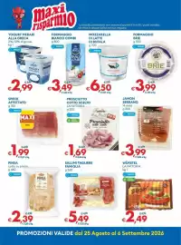 Volantino MD Discount Pagina 2: Mozzarella di latte di bufala €6,50, Salumi tagliere famiglia Amoretti €5,49
