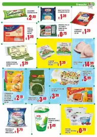 Volantino Risparmio Supermercati Pagina 3: Mozzarella tris santa marta €1,79, Vipiteno yogurt intero €0,79