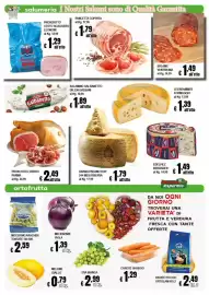 Volantino Risparmio Supermercati Pagina 5: Mocerino arachidi tostate €2,59, Melenzane viola €1,39