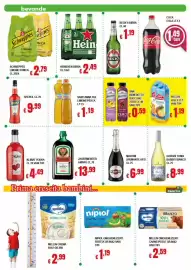 Volantino Risparmio Supermercati Pagina 6: Beck's birra €1,19, Jagermeister amaro €13,99