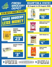Fresh Grocery Depot flyer week 34 Page 1