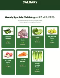 H&W Produce flyer week 34 Page 1