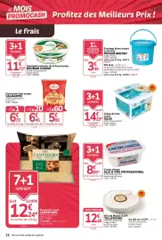 Catalogue Promocash page 12: CANTADORA Mozzarella rapée €12,00, BOURSIN Cuisine €11,72