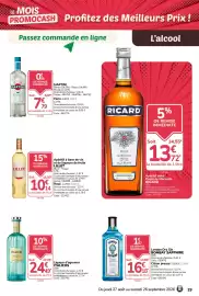 Catalogue Promocash page 29: RICARD Pastis de Marseille €13,72, ITALICUS Liqueur d'agrumes €24,49