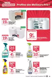 Catalogue Promocash page 35: Promocash Papier toilette blanc Jumbo €19,75, AMOOS PROFESSIONAL Bobines d'essuyage blanc €9,29