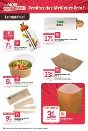 Catalogue Promocash page 38: Sacs à poulet blancs €7,89, Cornets à frites kraft €3,09